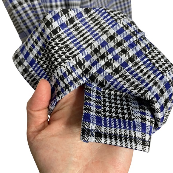 Privacy Please | NWOT Sloane Pant & Avalon Top Set in Blue/Black Plaid Small - Picture 11 of 13